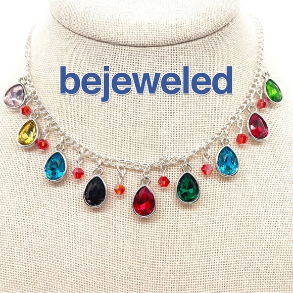 Taylor Swift Bejeweled Inspired Adjustable Necklace Midnights Choker Eras Tour - Picture 1 of 5